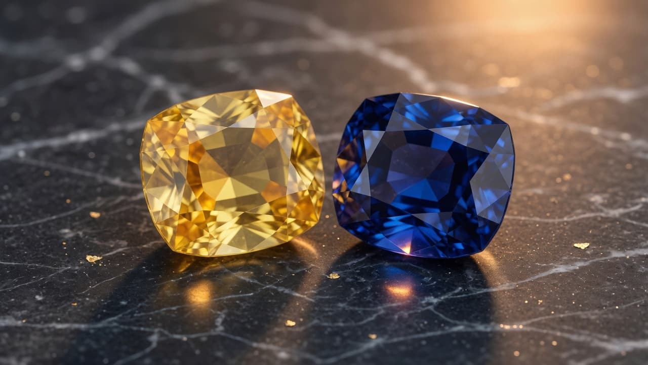 Sapphire worn on hand